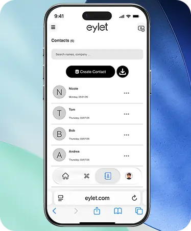 Automatic contact creation.