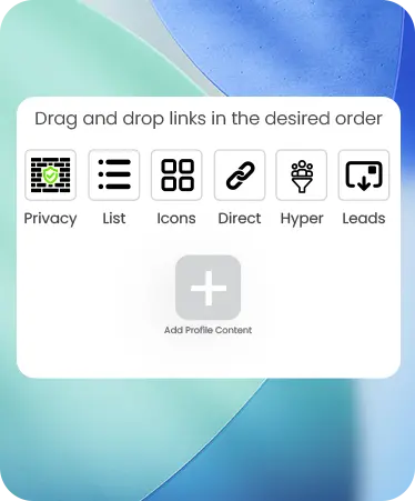 Instant profile visibility control.