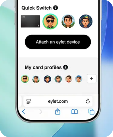 Multiple profiles per user (up to 6).